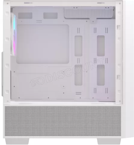 Photo de Boitier Micro ATX Einarex PM150 RGB avec panneau vitré (Blanc)