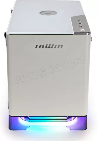 Photo de Boitier Mini ITX InWin A1 Plus RGB + alimentation 650W (Blanc)