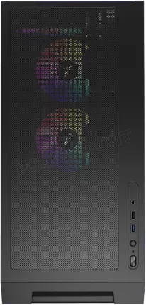 Photo de Boitier Mini Tour Micro ATX 1stPlayer AU6 ARGB avec panneaux vitrés (Noir)