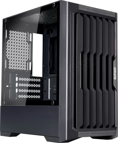 Photo de Boitier Mini Tour Micro ATX 1stPlayer H2 RGB avec panneau vitré (Noir)