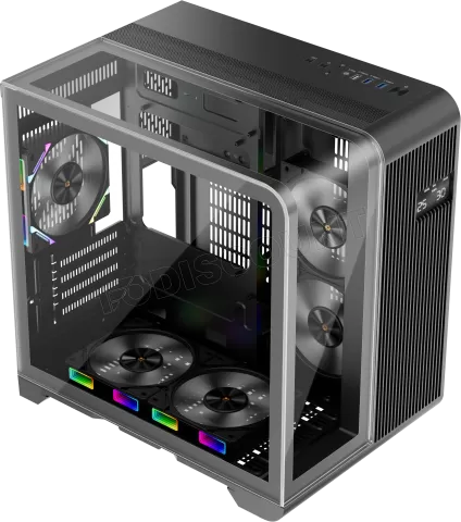 Photo de Boitier Mini Tour Micro ATX 1stPlayer RT5 RGB avec panneaux vitrés (Noir)