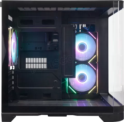 Photo de Boitier Mini Tour Micro ATX 1stPlayer UView 5 RGB avec panneaux vitrés (Noir)