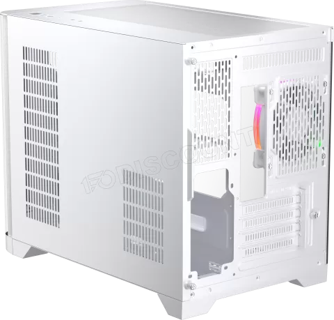 Photo de Boitier Mini Tour Micro ATX 1stPlayer UView 6 RGB avec panneaux vitrés (Blanc)