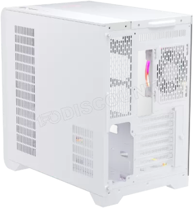 Photo de Boitier Mini Tour Micro ATX 1stPlayer VT7 RGB avec panneau vitré (Blanc)