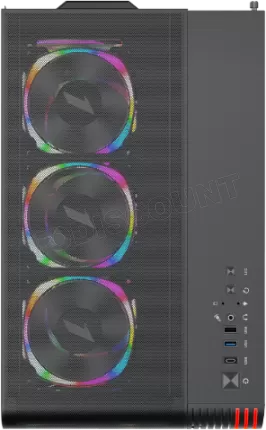 Photo de Boitier Mini Tour Micro ATX 1stPlayer VT7 RGB avec panneau vitré (Noir)