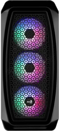 Photo de Boitier Mini Tour Micro ATX AeroCool Aero One Mini Frost RGB avec panneau vitré (Noir)