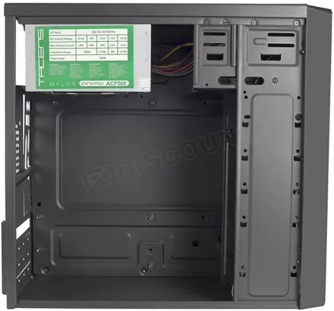 Photo de Boitier Mini Tour Micro ATX Anima AC0500 avec alimentation 500W (Noir)