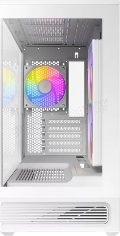 Photo de Boitier Mini Tour Micro ATX Antec C2M RGB avec panneaux vitrés (Blanc)