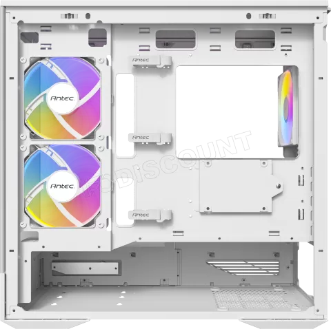 Photo de Boitier Mini Tour Micro ATX Antec C2M RGB avec panneaux vitrés (Blanc)