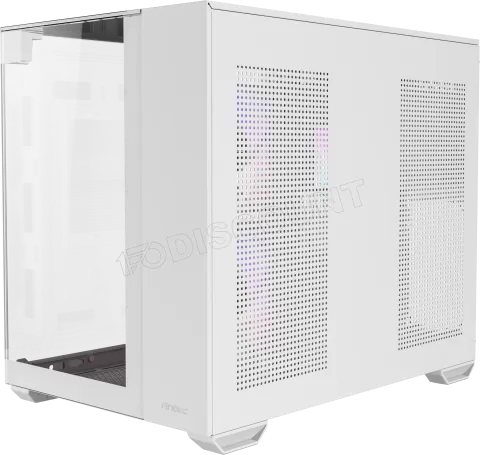 Photo de Boitier Mini Tour Micro-ATX Antec CX600M Trio RGB avec panneaux vitrés (Blanc)