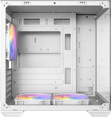 Photo de Boitier Mini Tour Micro-ATX Antec CX60M RGB avec panneaux vitrés (Blanc)