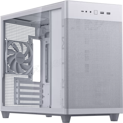 Photo de Boitier Mini Tour Micro ATX Asus Prime AP201 avec panneau vitré (Blanc)