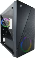 Photo de Boitier Mini Tour Micro ATX Azza Noir RGB avec panneau vitré (Noir)