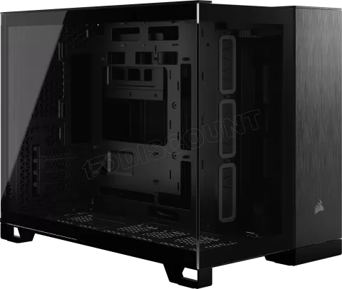 Photo de Boitier Mini Tour Micro ATX Corsair 2500X avec panneaux vitrés (Noir/Gris)