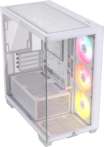 Photo de Boitier Mini Tour Micro ATX Corsair 2800X RS-R RGB avec panneaux vitrés (Blanc)