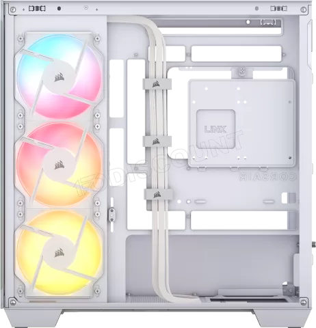 Photo de Boitier Mini Tour Micro ATX Corsair 2800X RS-R RGB avec panneaux vitrés (Blanc)