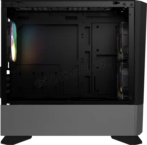 Photo de Boitier Mini Tour Micro ATX Cougar MG140 Air RGB avec panneau vitré (Noir)