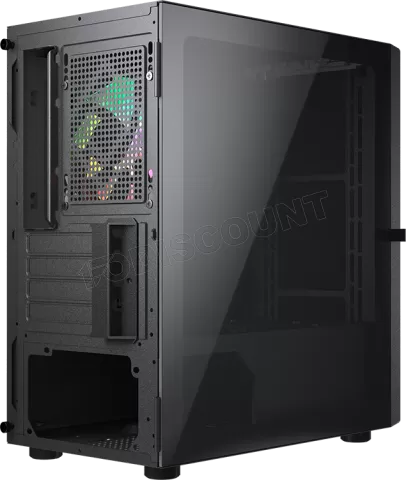 Photo de Boitier Mini Tour Micro ATX Cougar Purity RGB avec panneau vitré (Noir)