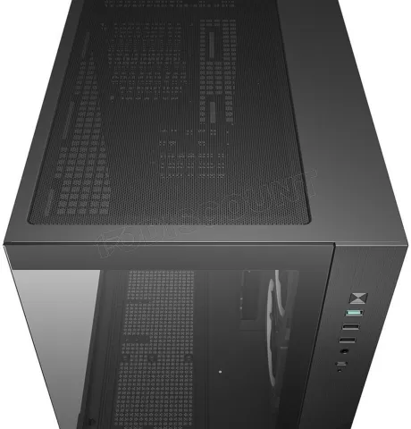Photo de Boitier Mini Tour Micro ATX DeepCool CG330 3F RGB avec panneaux vitrés (Noir)