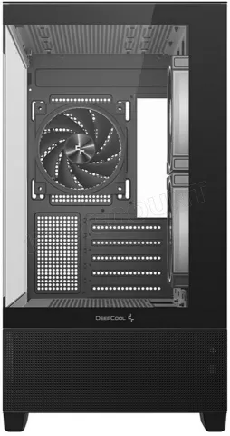 Photo de Boitier Mini Tour Micro ATX DeepCool CG380 3F RGB avec panneaux vitrés (Noir)