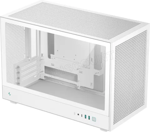 Photo de Boitier Mini Tour Micro ATX DeepCool CH260 avec panneau vitré (Blanc)