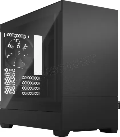 Photo de Boitier Mini Tour Micro ATX Fractal Design Pop Mini Silent avec panneau vitré (Noir)