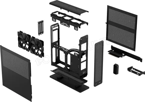 Photo de Boitier Mini Tour Micro ATX Fractal Design Ridge (Noir)