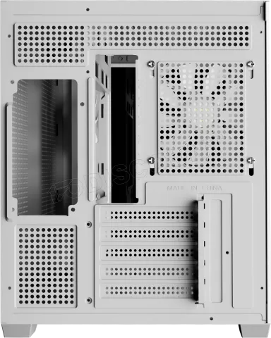 Photo de Boitier Mini Tour Micro ATX Gamdias Aura GC10M V2 RGB avec panneaux vitrés (Blanc)