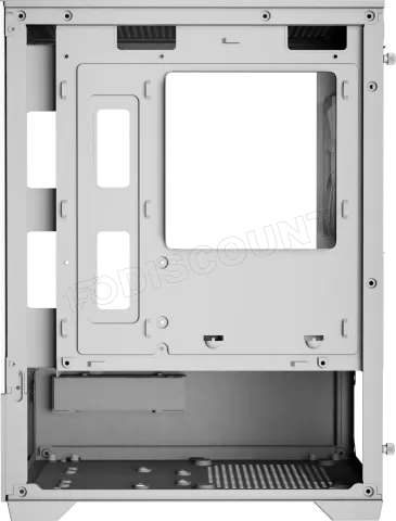 Photo de Boitier Mini Tour Micro ATX Gamdias Aura GC9M RGB avec panneaux vitrés (Blanc)