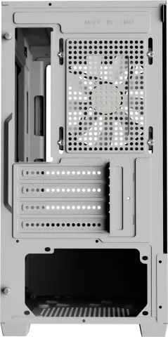 Photo de Boitier Mini Tour Micro ATX Gamdias Aura GC9M RGB avec panneaux vitrés (Blanc)