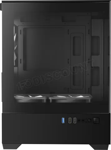 Photo de Boitier Mini Tour Micro ATX Gamdias Aura GC9M RGB avec panneaux vitrés (Noir)