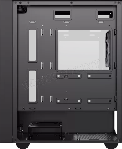Photo de Boitier Mini Tour Micro ATX Gamemax Edge RGB avec panneau vitré (Noir)