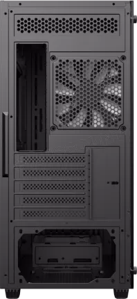 Photo de Boitier Mini Tour Micro ATX Gamemax Edge RGB avec panneau vitré (Noir)