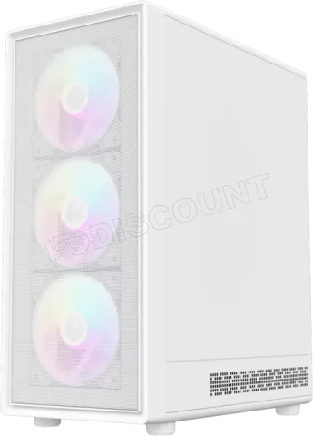 Photo de Boitier Mini Tour Micro ATX Gamemax Storm 2 RGB avec panneau vitré (Blanc)