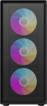 Photo de Boitier Mini Tour Micro ATX Gamemax Storm RGB avec panneau vitré (Noir)