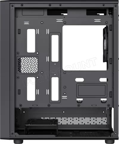 Photo de Boitier Mini Tour Micro ATX Gamemax Storm RGB avec panneau vitré (Noir)