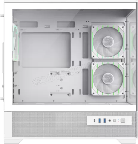 Photo de Boitier Mini Tour Micro ATX Gamemax Vista 2 RGB avec panneaux vitrés (Blanc)