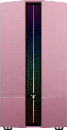 Photo de Boitier Mini Tour Micro ATX iTek Liflig 41 RGB avec panneau vitré (Rose)