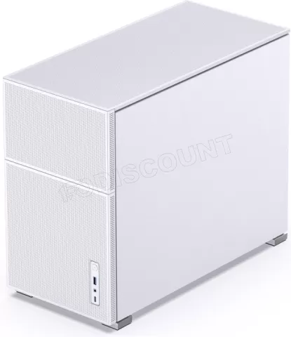 Photo de Boitier Mini Tour Micro ATX Jonsbo D31 Mesh avec panneau vitré (Blanc)