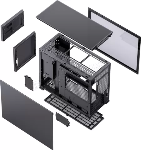 Photo de Boitier Mini Tour Micro ATX Jonsbo D31 Mesh Screen avec panneau vitré (Noir)