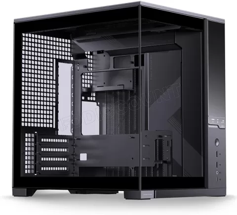 Photo de Boitier Mini Tour Micro ATX Jonsbo D34 avec panneaux vitrés (Noir)