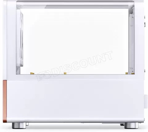 Photo de Boitier Mini Tour Micro ATX Jonsbo V12 avec panneaux vitrés (Blanc)