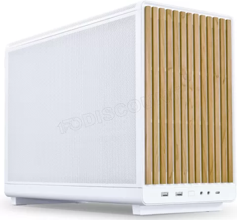 Photo de Boitier Mini Tour Micro ATX Lian-Li A3-mATX (Blanc/Marron)