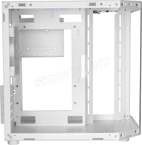Photo de Boitier Mini Tour Micro ATX Mars Gaming MC-3T Lite RGB avec panneaux vitrés (Blanc)