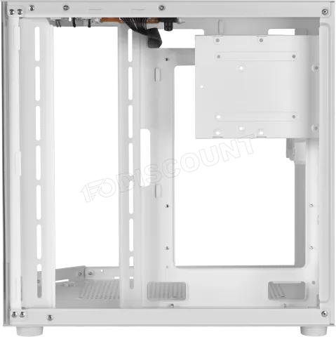 Photo de Boitier Mini Tour Micro ATX Mars Gaming MC-3T Lite RGB avec panneaux vitrés (Blanc)