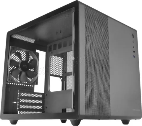 Photo de Boitier Mini Tour Micro ATX Mars Gaming MC-MPro avec panneau vitré (Noir)
