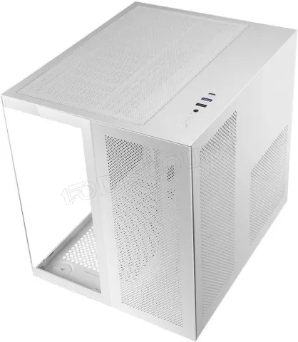 Photo de Boitier Mini Tour Micro ATX Mars Gaming MC-Nova avec panneaux vitrés (Blanc)