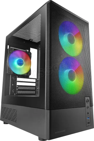 Photo de Boitier Mini Tour Micro ATX Mars Gaming  MC-Onyx avec panneaux vitrés (Noir)