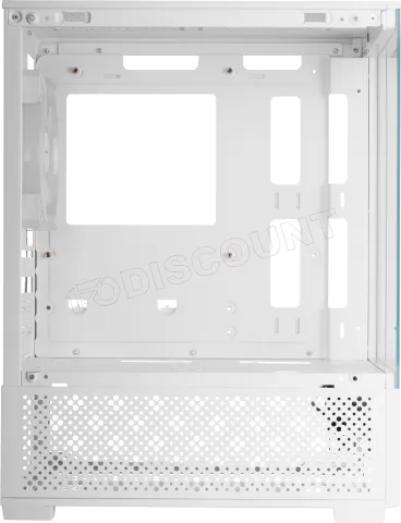Photo de Boitier Mini Tour Micro ATX Mars Gaming MC-SE2 avec panneaux vitrés (Blanc)