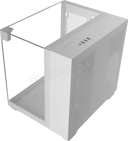 Photo de Boitier Mini Tour Micro ATX Mars Gaming MC-VISIONM avec panneaux vitrés (Blanc)